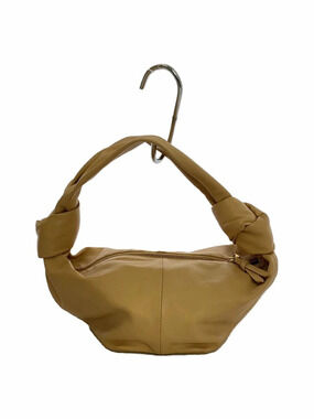 Bottega Veneta Double Knot Handbag Leather Beige